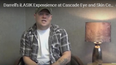 Click to enlarge photo of Darrell's iLASIK Expereience at Cascade Eye and Skin Centers 